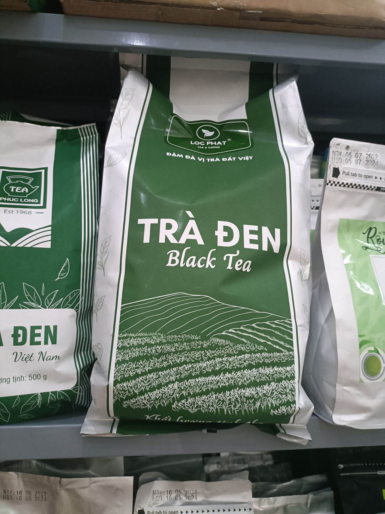 Trà đen Lộc Phát túi 1kg - nguyên liệu nấu trà sữa