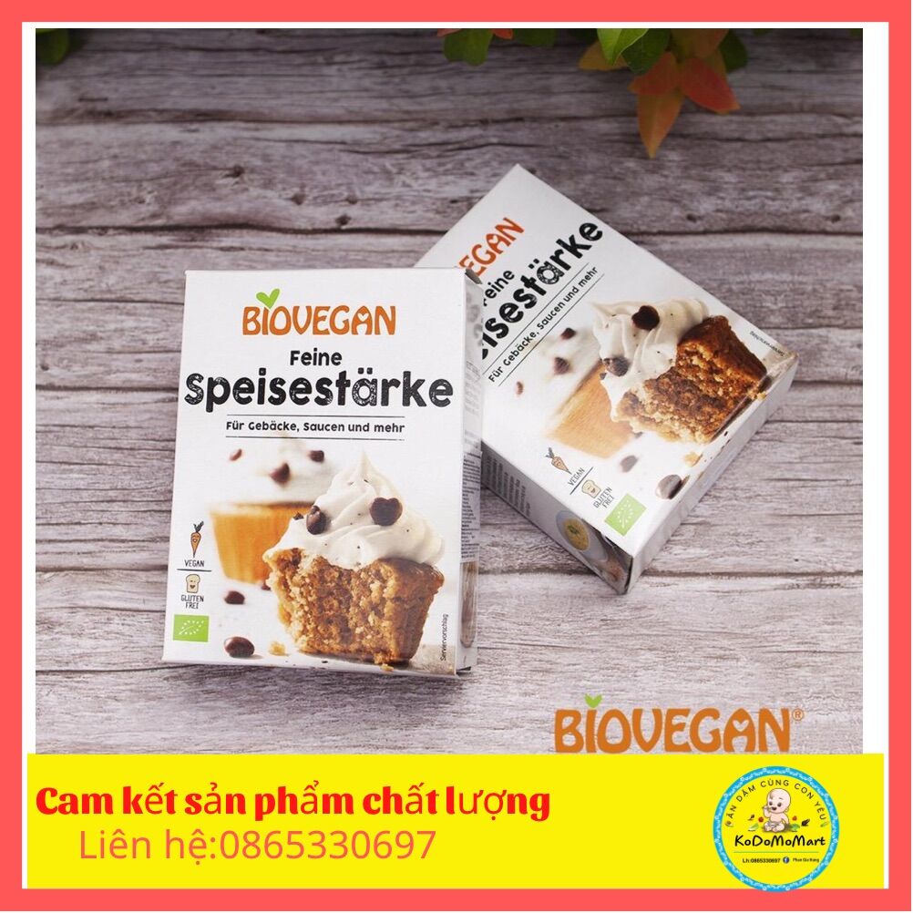 Tinh Bột Bắp Hữu Cơ BioVegan Tách Lẻ 100g