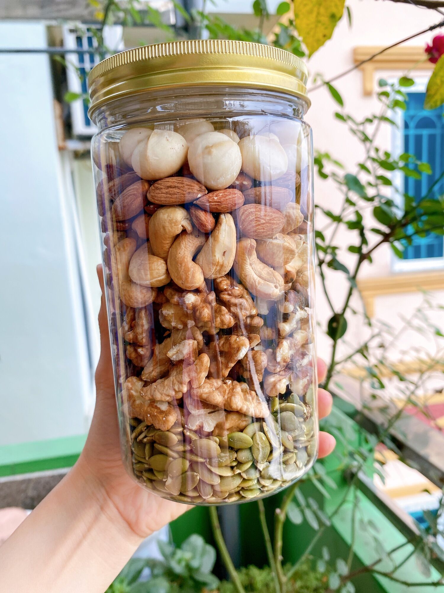 Hạt Mix cao cấp 5 loại hạt