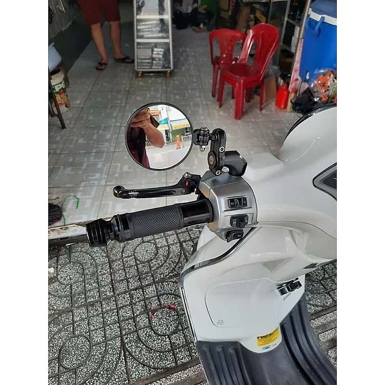 Gương tròn cho xe Vespa