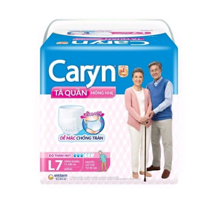 Tã quần người già Caryn L7 chính hãng