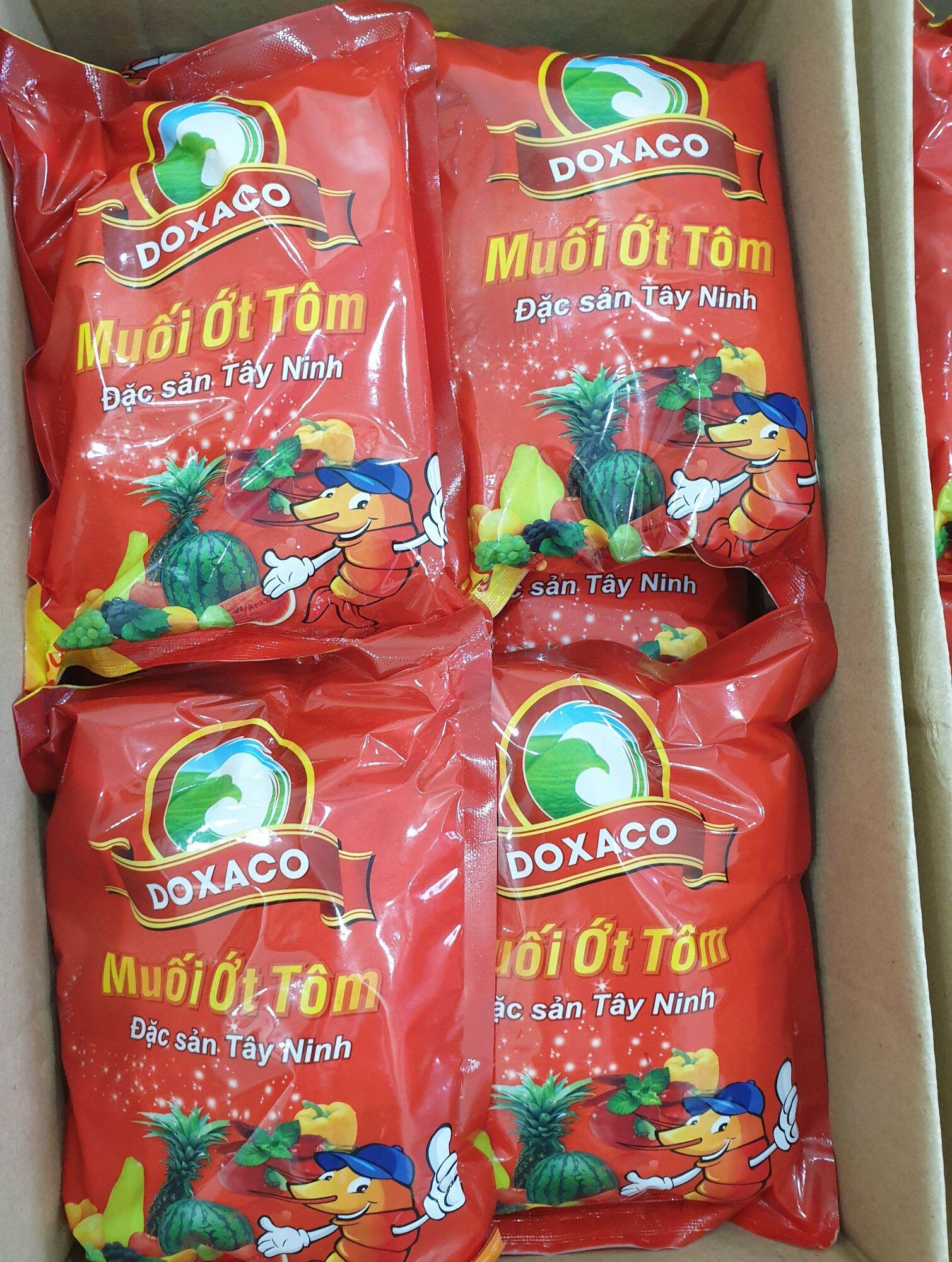 Com bo 1kg Muối Ớt Tôm Tây Ninh Doxaco