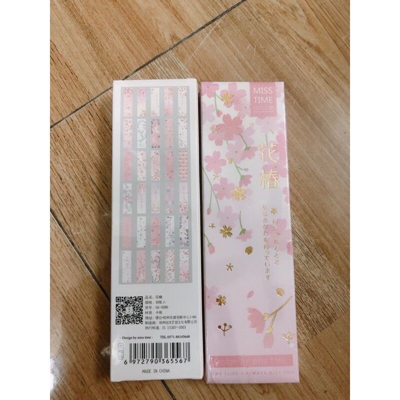 Hộp 30 tấm bookmark kẹp sách ( giao ngẫu nhiên )