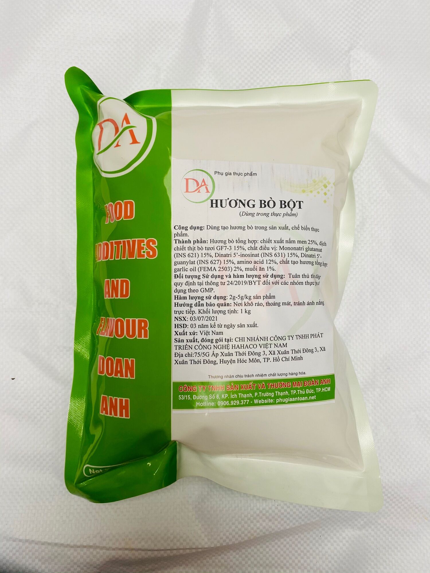 Hương bò bột