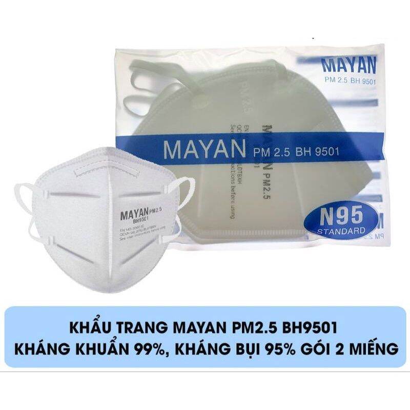 [HCM]Combo 5 bịch x2 cái  N95 MAYAN  PM 2.5