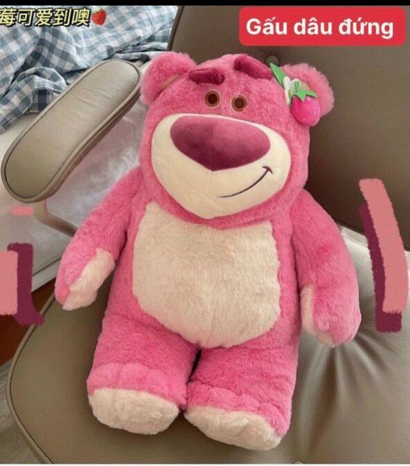 Gấu dâu đứng qc 45 cm