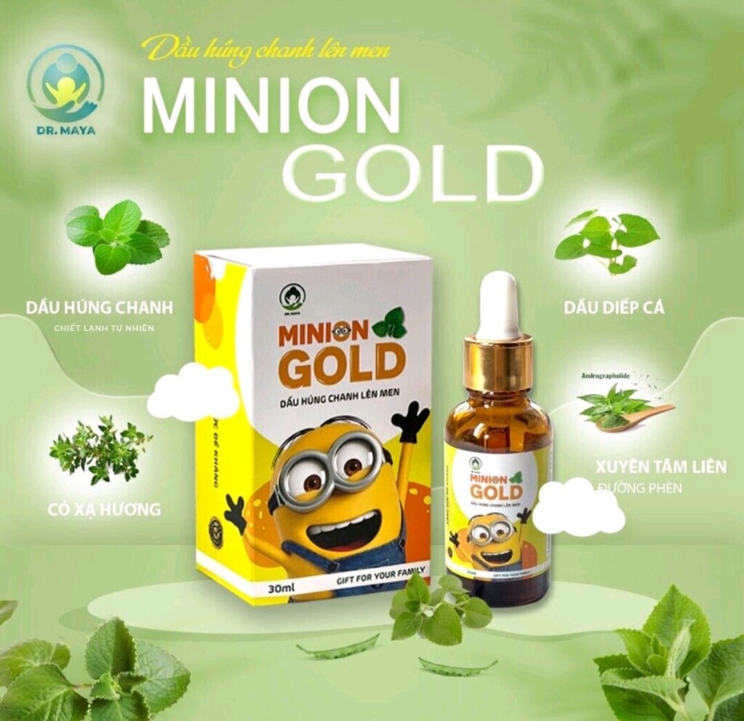 Tình dầu MiNiOn Gold cho bé (chính hãng)