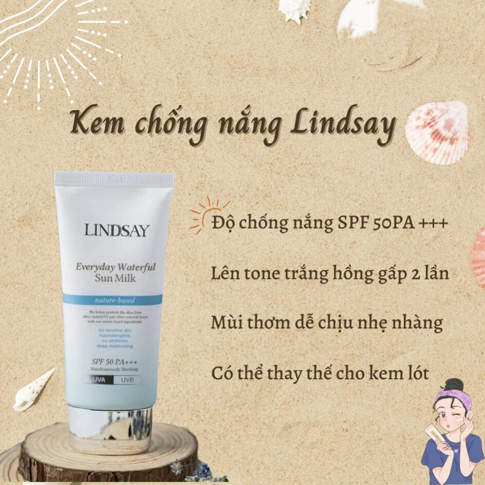 Kem Chống Nắng Lindsay Chính Hãng