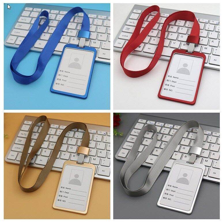 Bao đựng thẻ cao cấp phong cách Hàn Quốc bằng kim loại, 5 x 8 (cm), bằng nhôm, màu vàng và bạc, thẻ nhân viên, thẻ thang máy; ATM, Holster card ATM metal Korean style