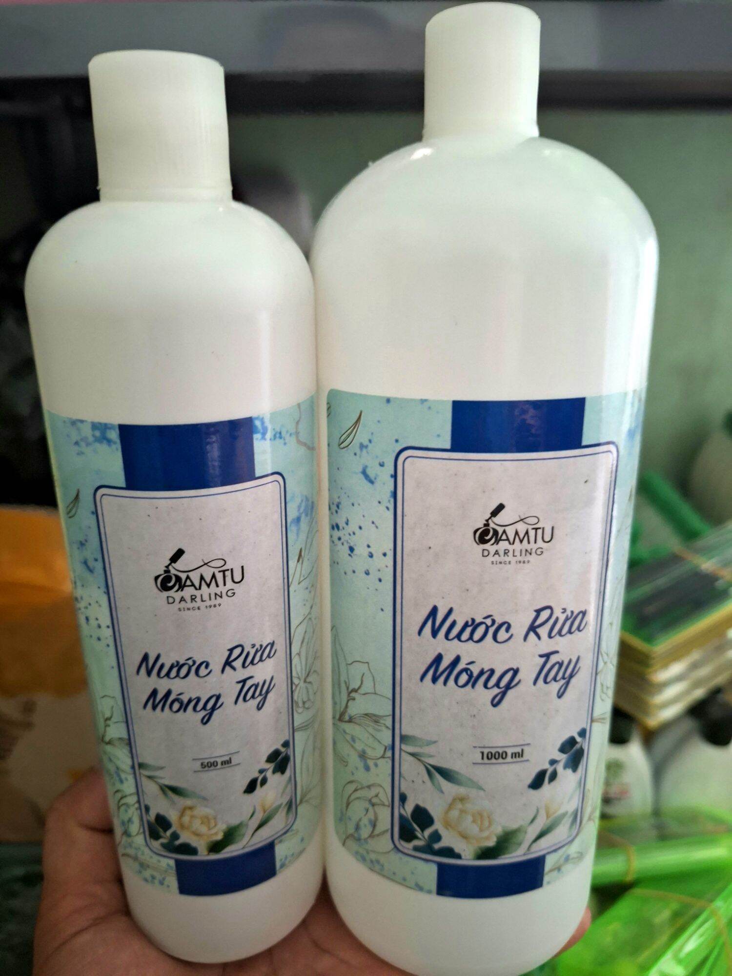 Nước rửa móng tay, móng chân cẩm tú 500ml và 1000ml
