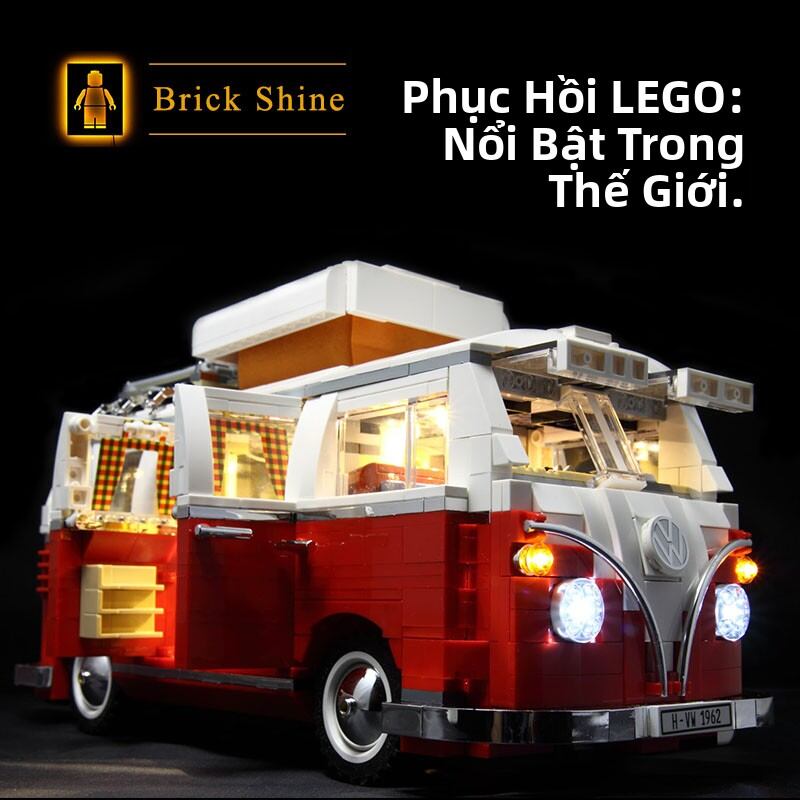 BS Campervan LED Light Kit for Lego 10220 Luminous Toy Building Blocks Camping Theme Light Decoration Suitable for Ages 14+ Giá 1,245,000 Đồng*Miễn phí vận chuyển