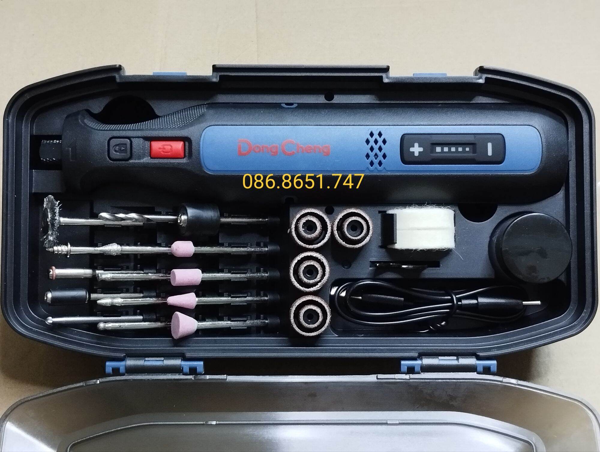 Máy mài mini 8v dongcheng dcsj0801