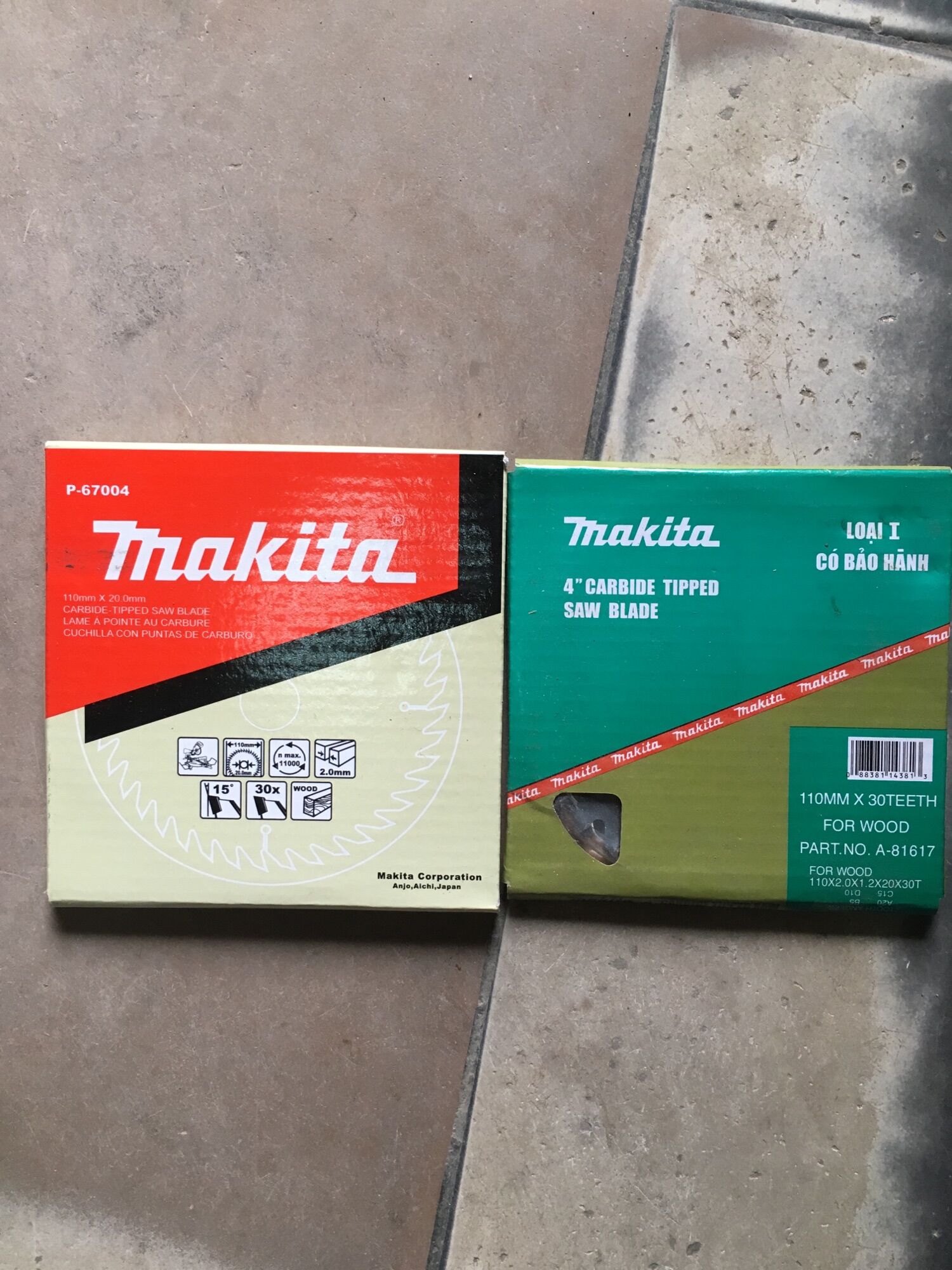 Lưỡi cắt gỗ makita phi 100 hàng loại i