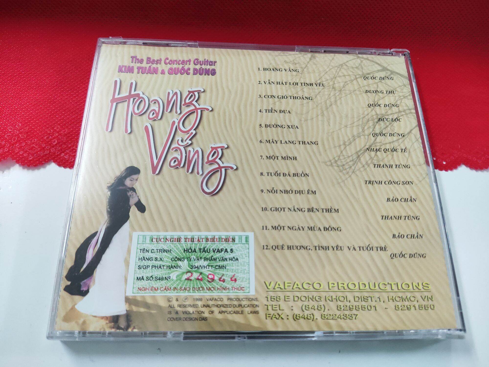 CD Hoà tấu - Hoang Vắng