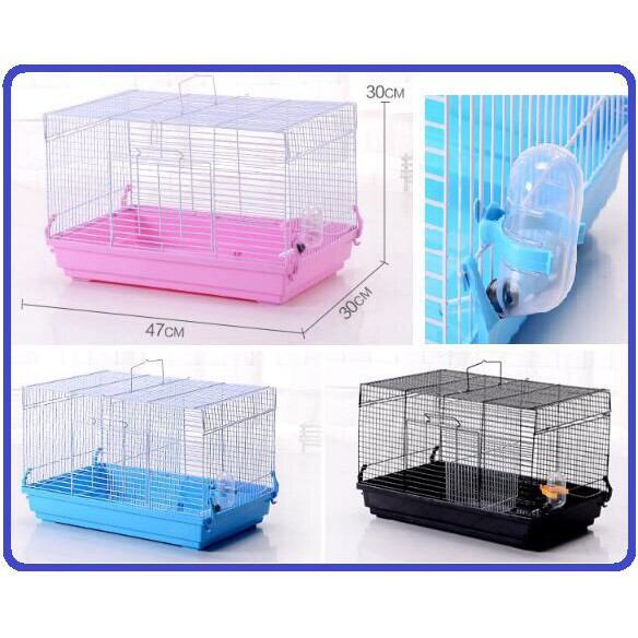 Tặng bình nước+ chén ăn - Lồng đại sắt cho Hamster, thỏ, chim, ...