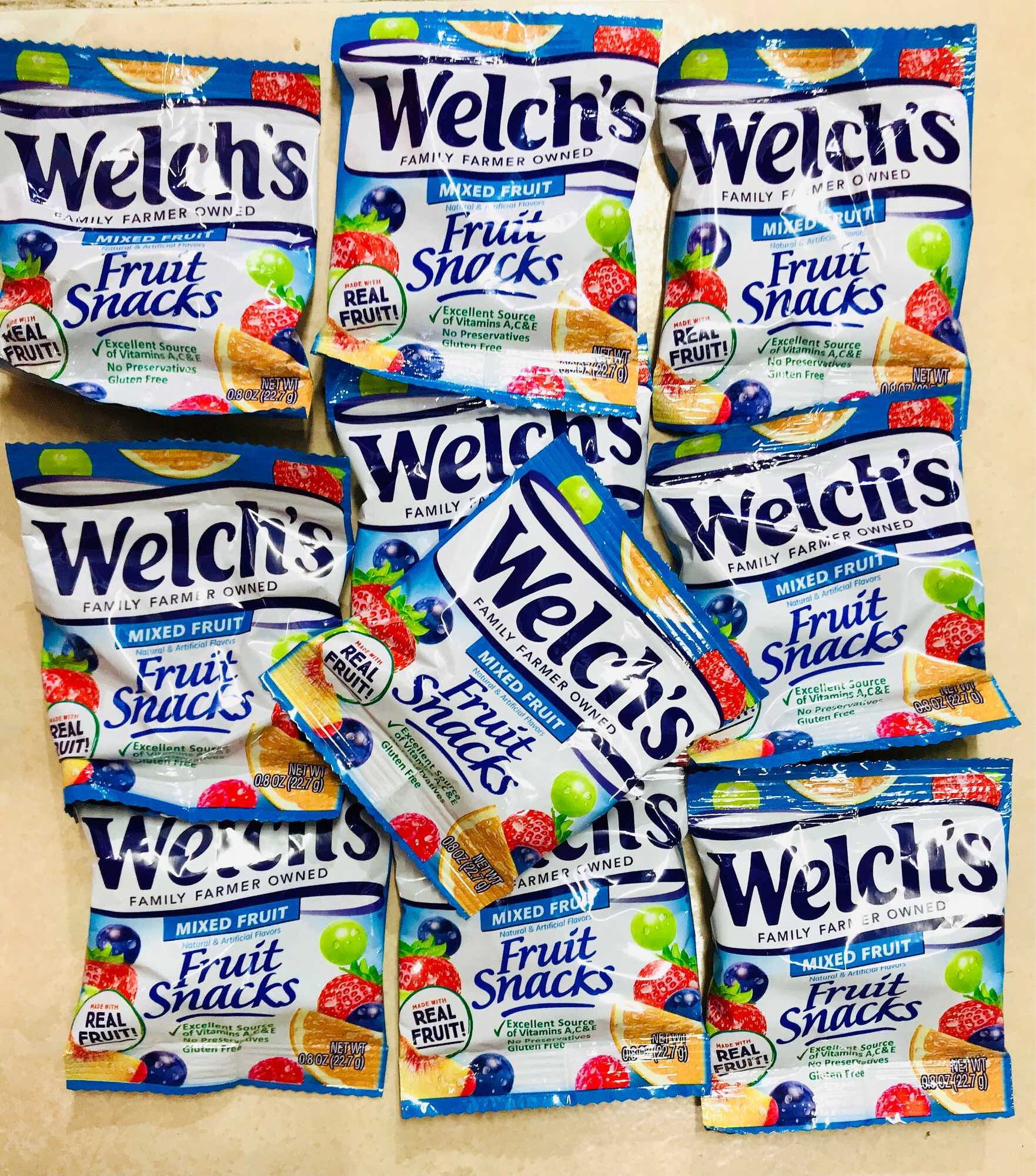 Kẹo dẻo trái cây Welch’s Mixed Fruit - Fruit Snacks của Mỹ