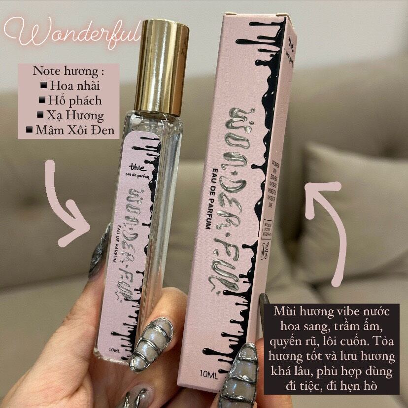 [Babyboo + Wonderful + Diamond] - COMBO 3 CHAI NƯỚC HOA CHIẾT 10ml CHO NỮ