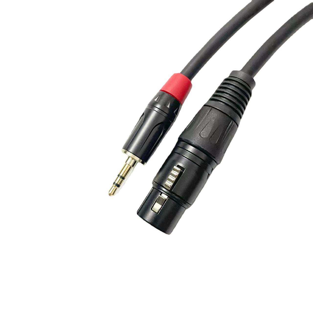 Cáp âm thanh micro 3.5mm ra canon cái xlr dài 1.5m/3m cắm cho micro mixer