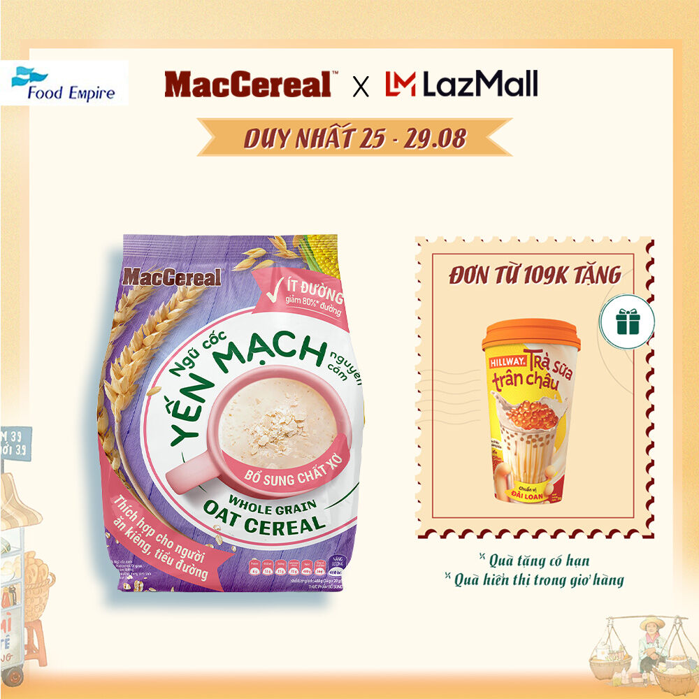 Bột ngũ cốc dinh dưỡng ít đường - maccereal