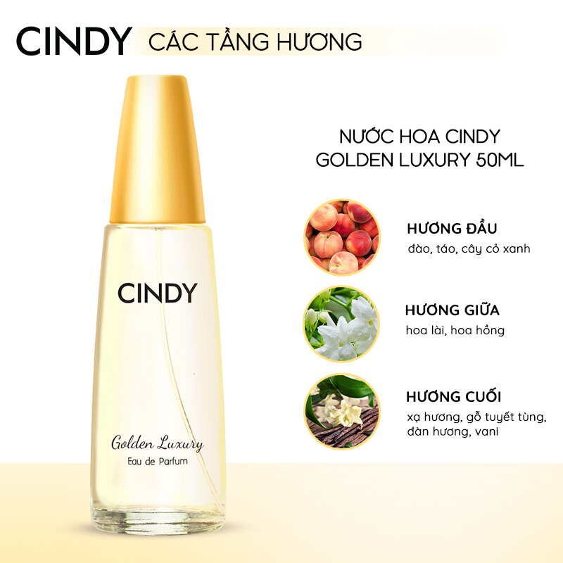(4 MÙI) Nước hoa CINDY 50ml