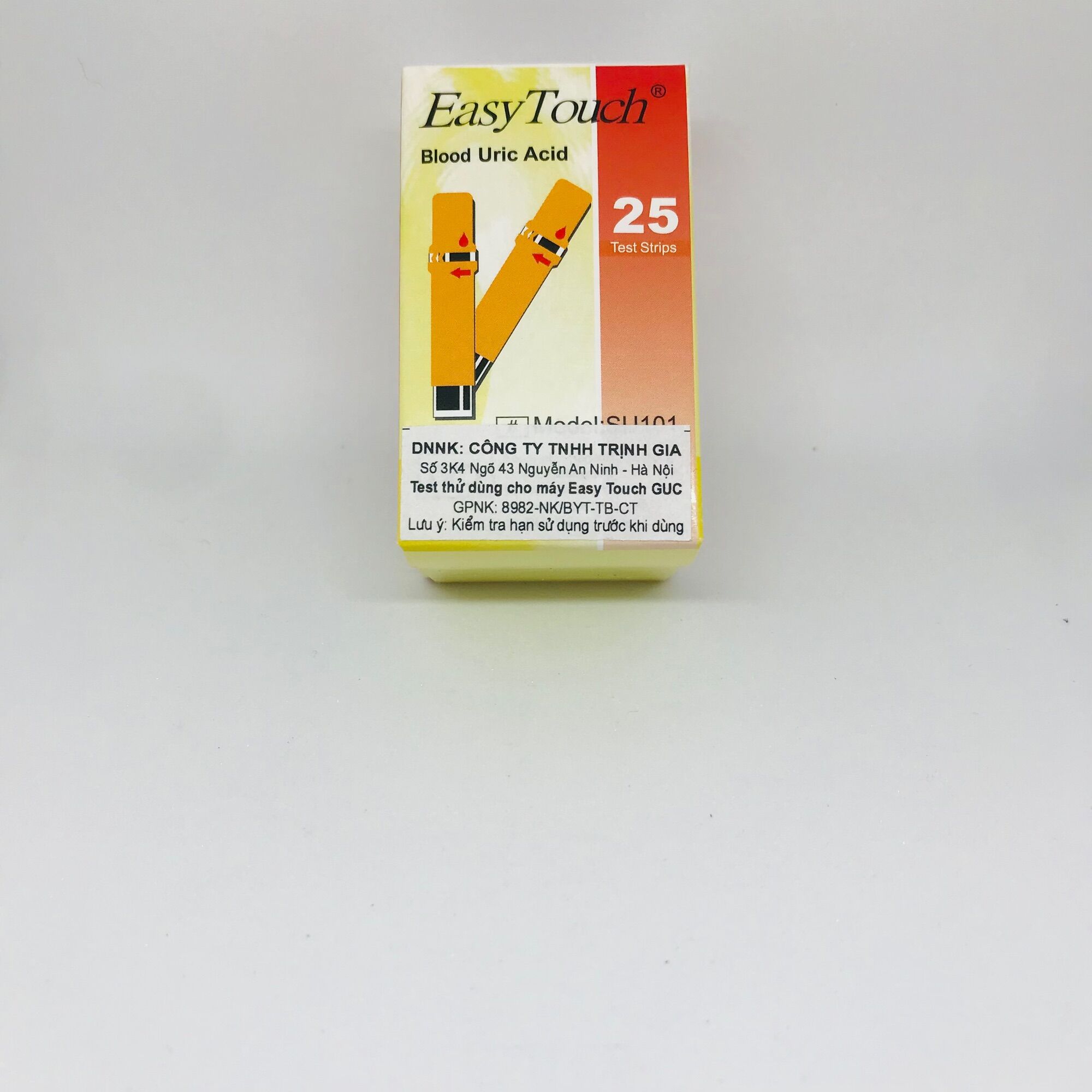 Que Thử Gout Cho Máy Đo Easy Touch GCU ET322 - Que Thử Gout