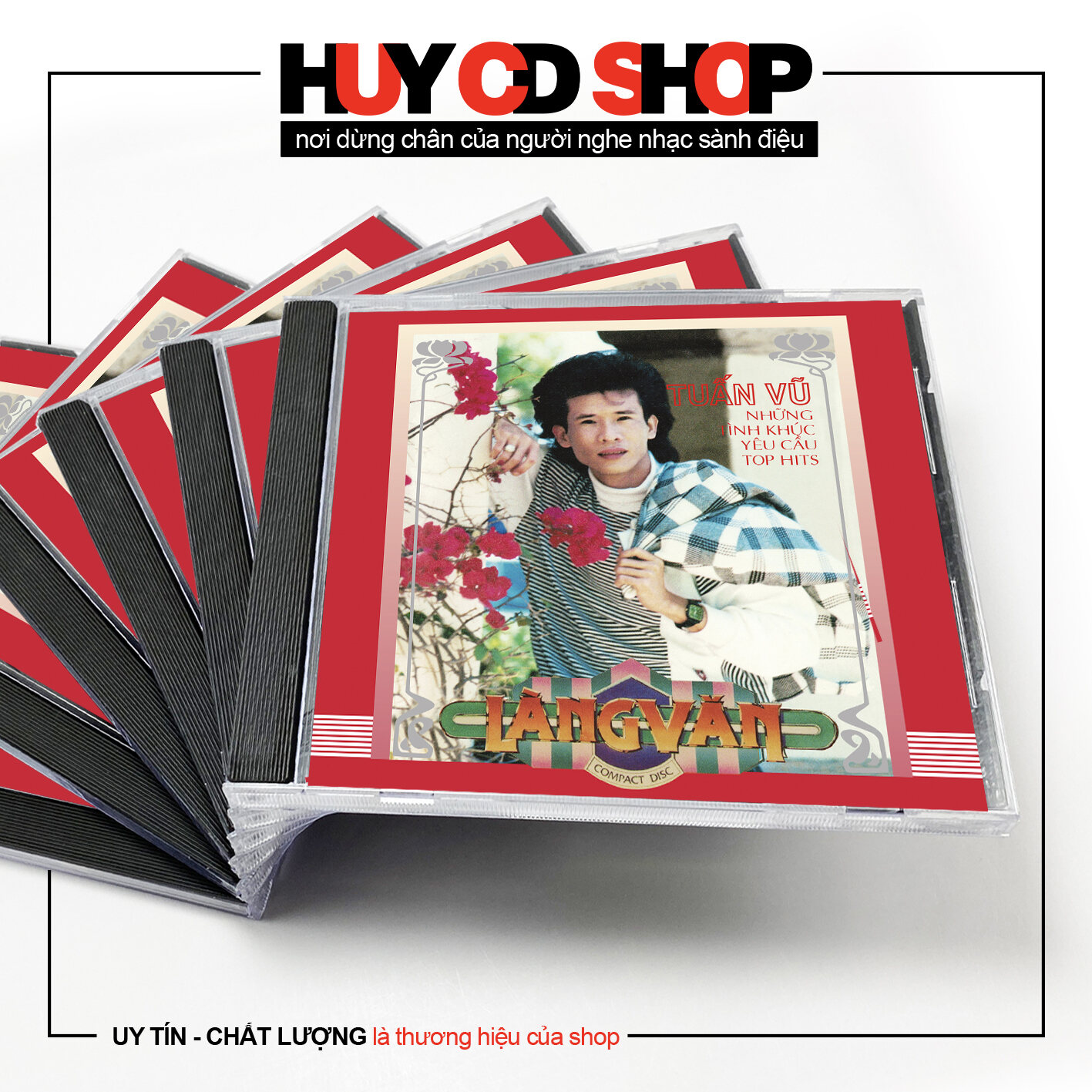Đĩa CD TUẤN VŨ Những ca khúc top hits Nhạc vàng trữ tình Bolero Đĩa lòng Trắng Chất Lượng cao Âm Thanh chuẩn HUY CD SHOP