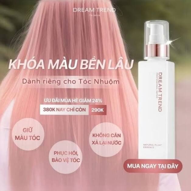 [HCM]DƯỠNG TÓC AHA DREAM TREND HỒNG