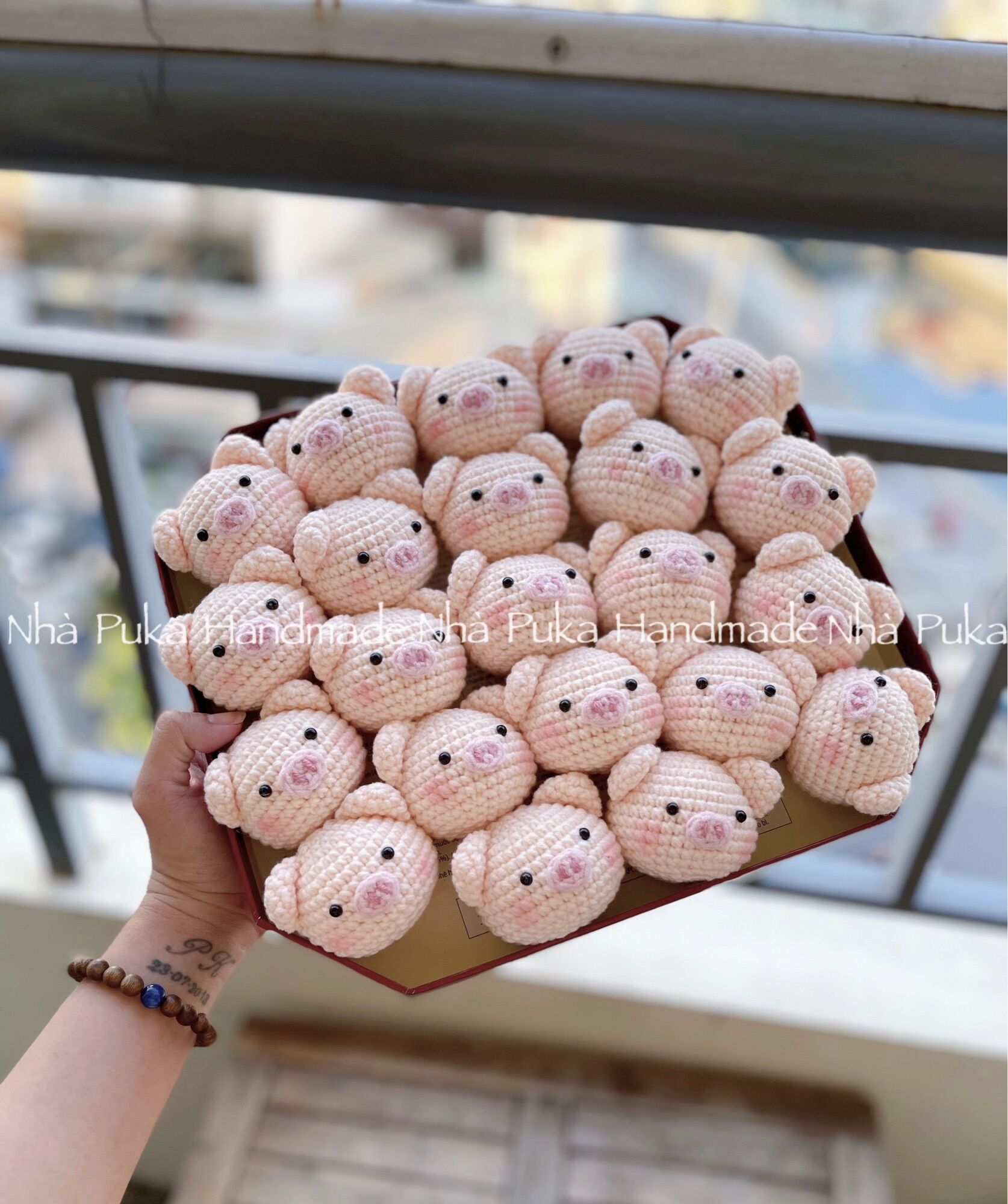 Móc khoá len thú bông có sẵn nhiều mẫu