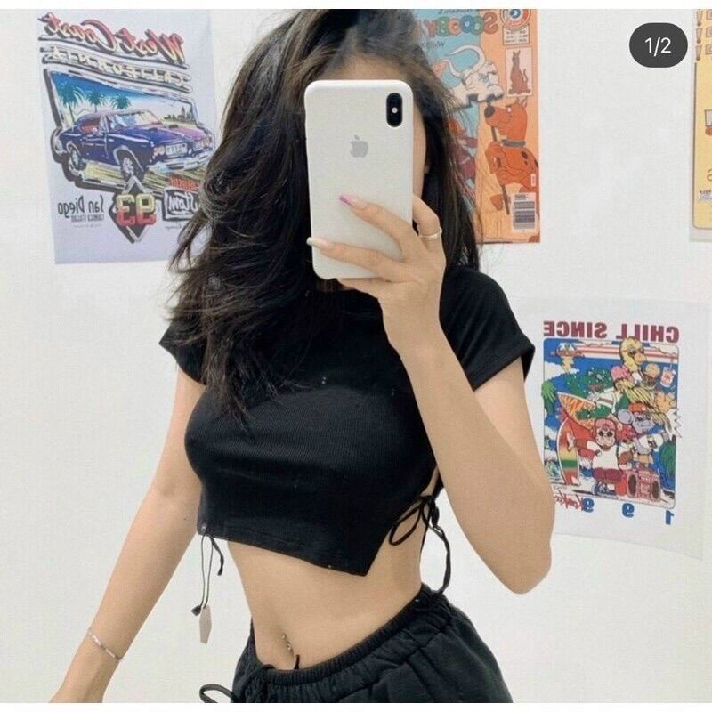 Áo kiểu croptop ôm thế hệ mới khoe eo G7