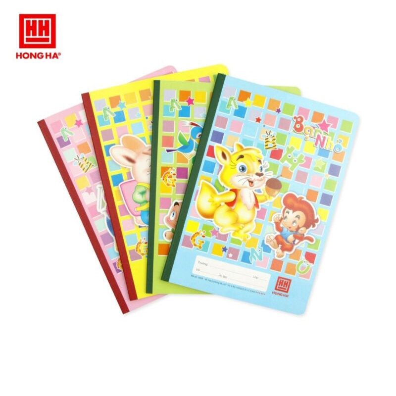 Combo 10q vở 4ly hồng hà cấp 1