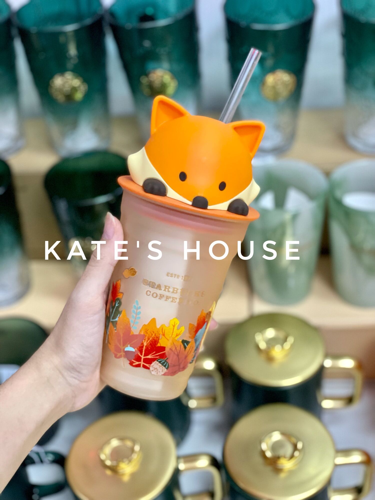 Ly thuỷ tinh Mùa Thu tại Starbucks China 2021