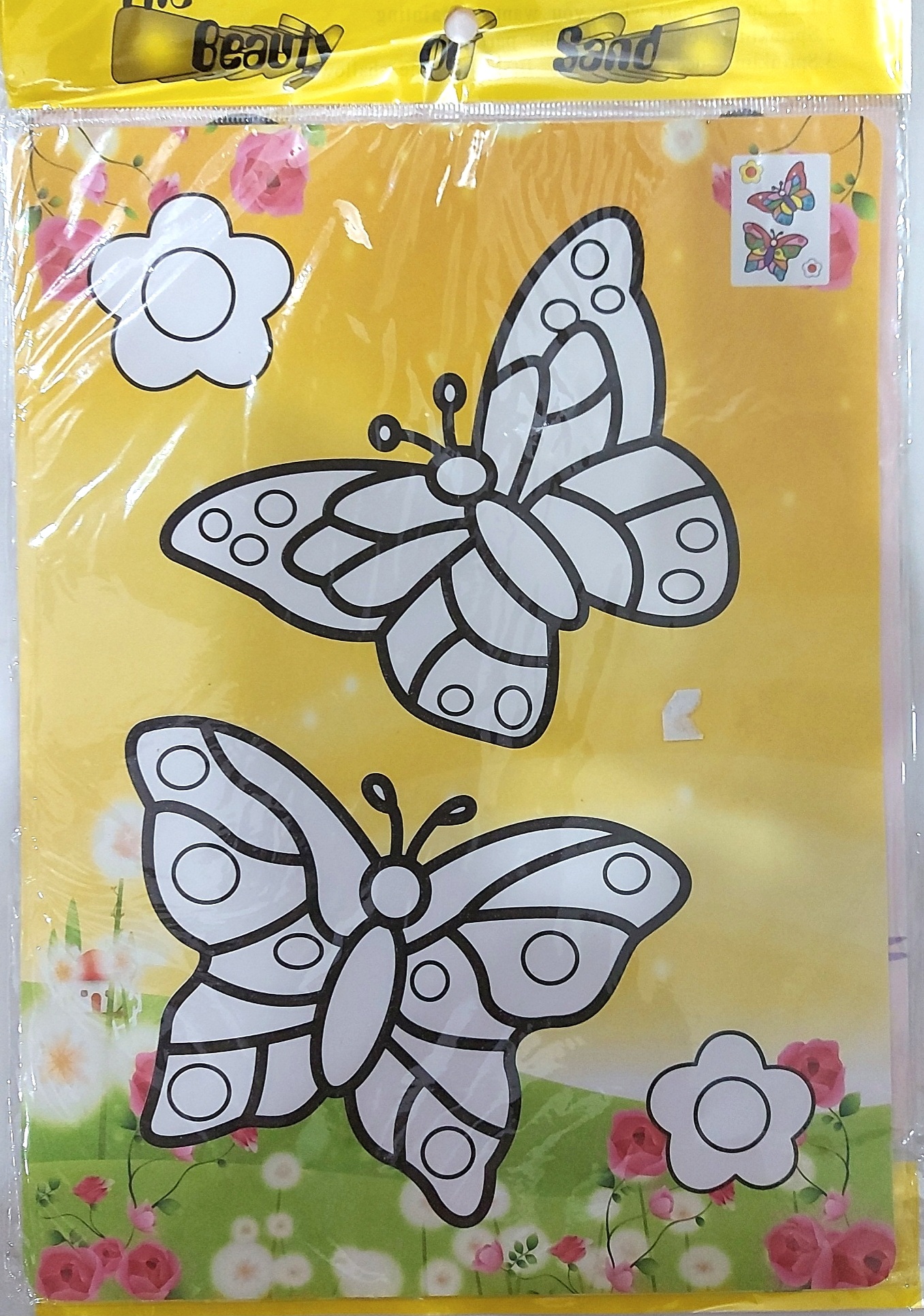 Tranh cát A4 + cát màu