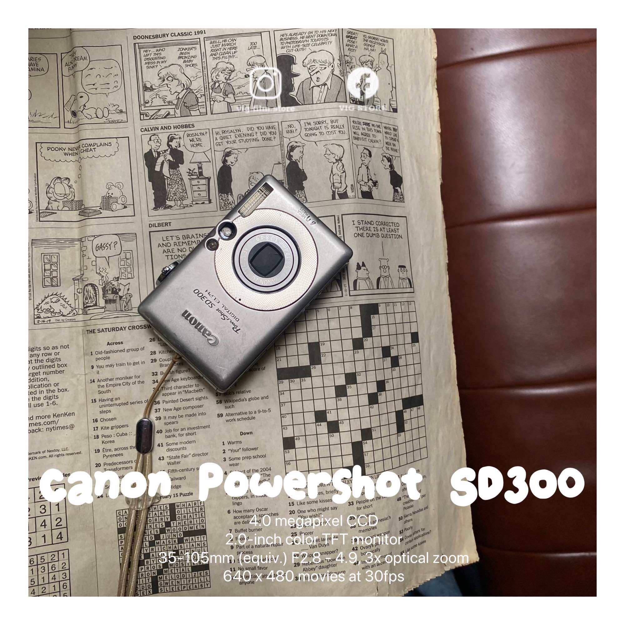 Máy ảnh kĩ thuật số Canon Powershot SD300