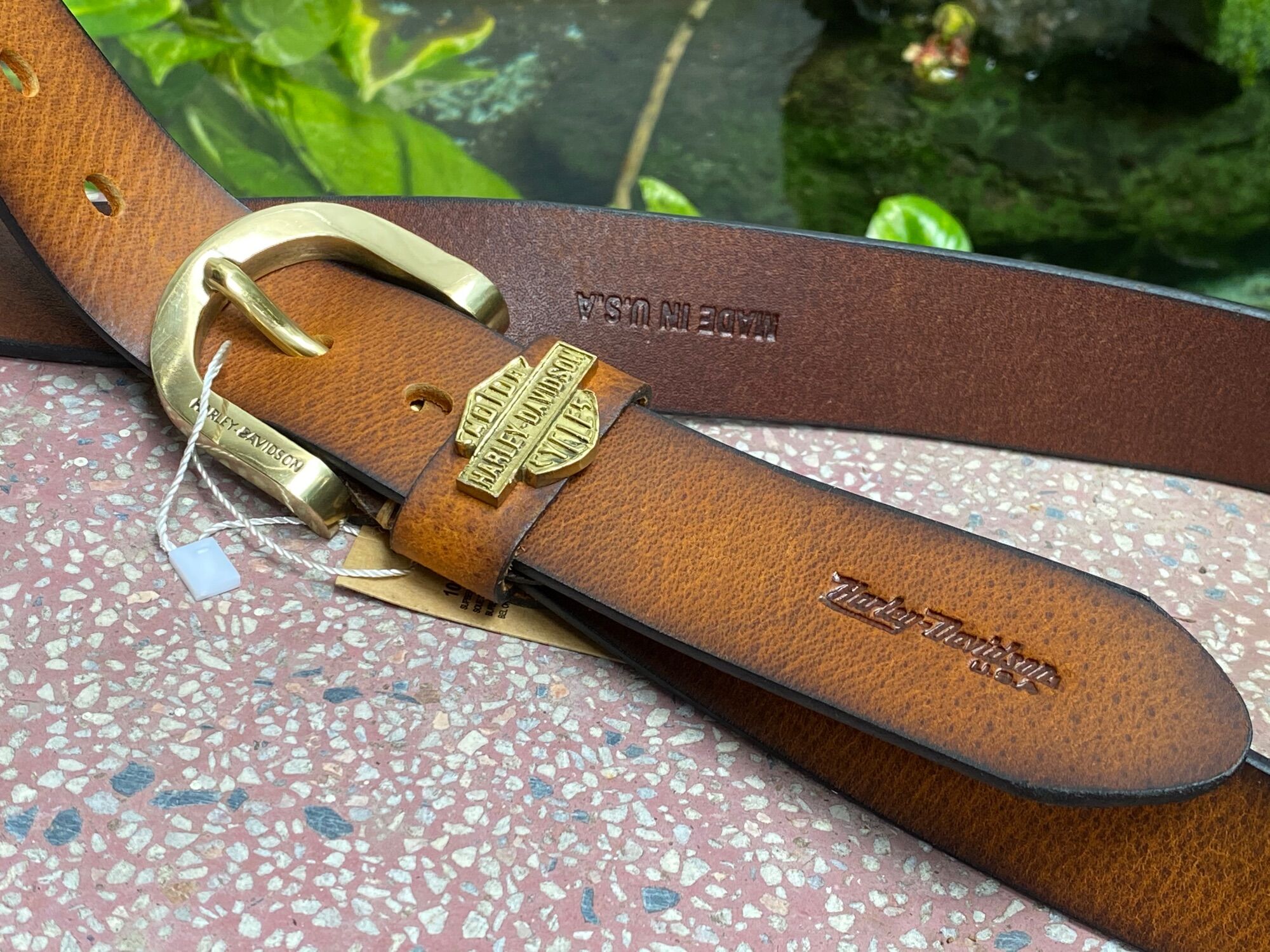 Dây Da /Thắt Lưng Da Sáp In Chữ 4cm S15