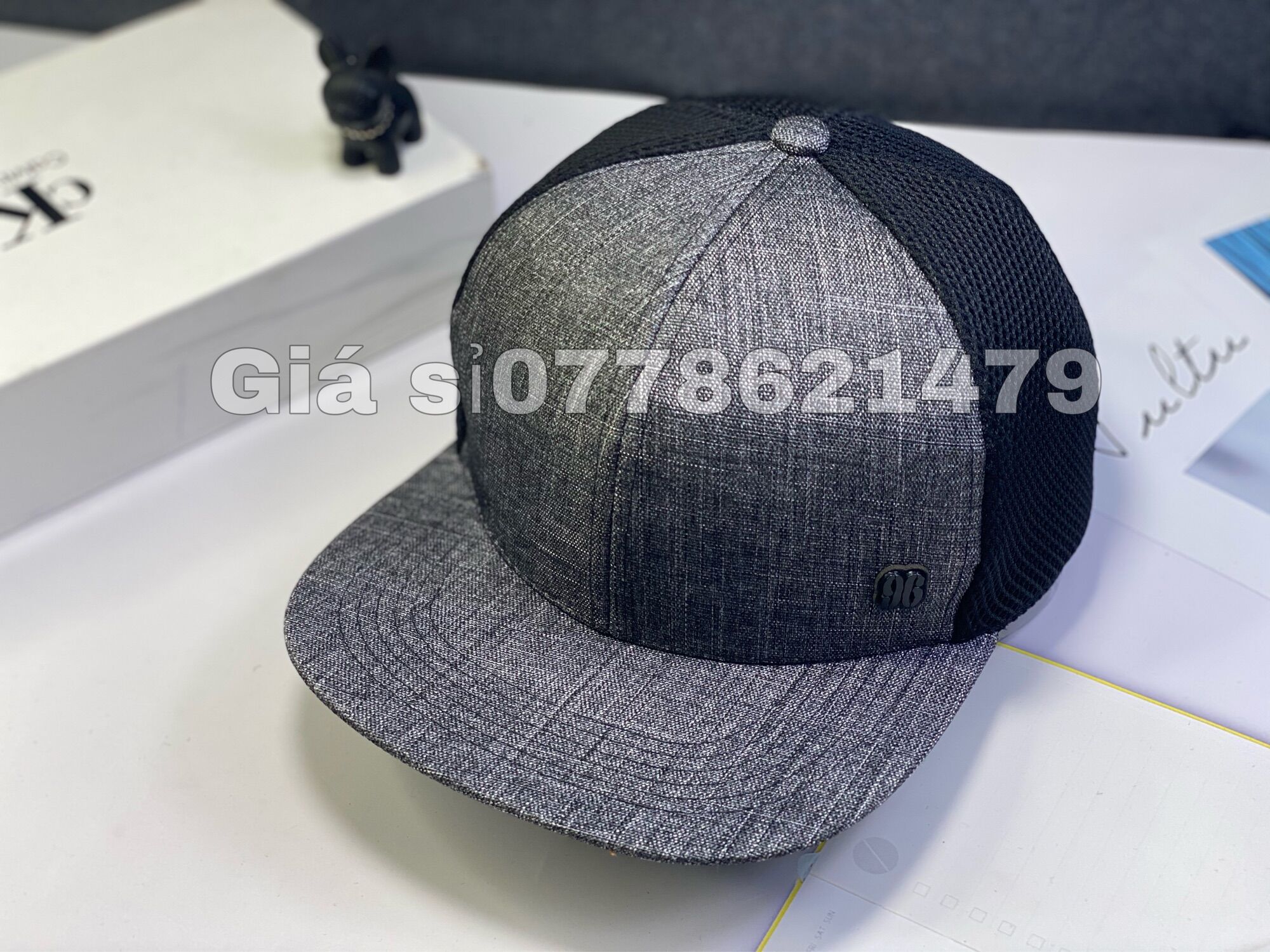 [HCM]Nón kết snapback vá lưới sắt 96 nam