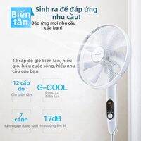 [Phích cắm dẹt] Gree | Quạt Sàn Điều Chỉnh Tốc Độ 12 Cấp Độ Động Cơ DC Có Điều Khiển Từ Xa