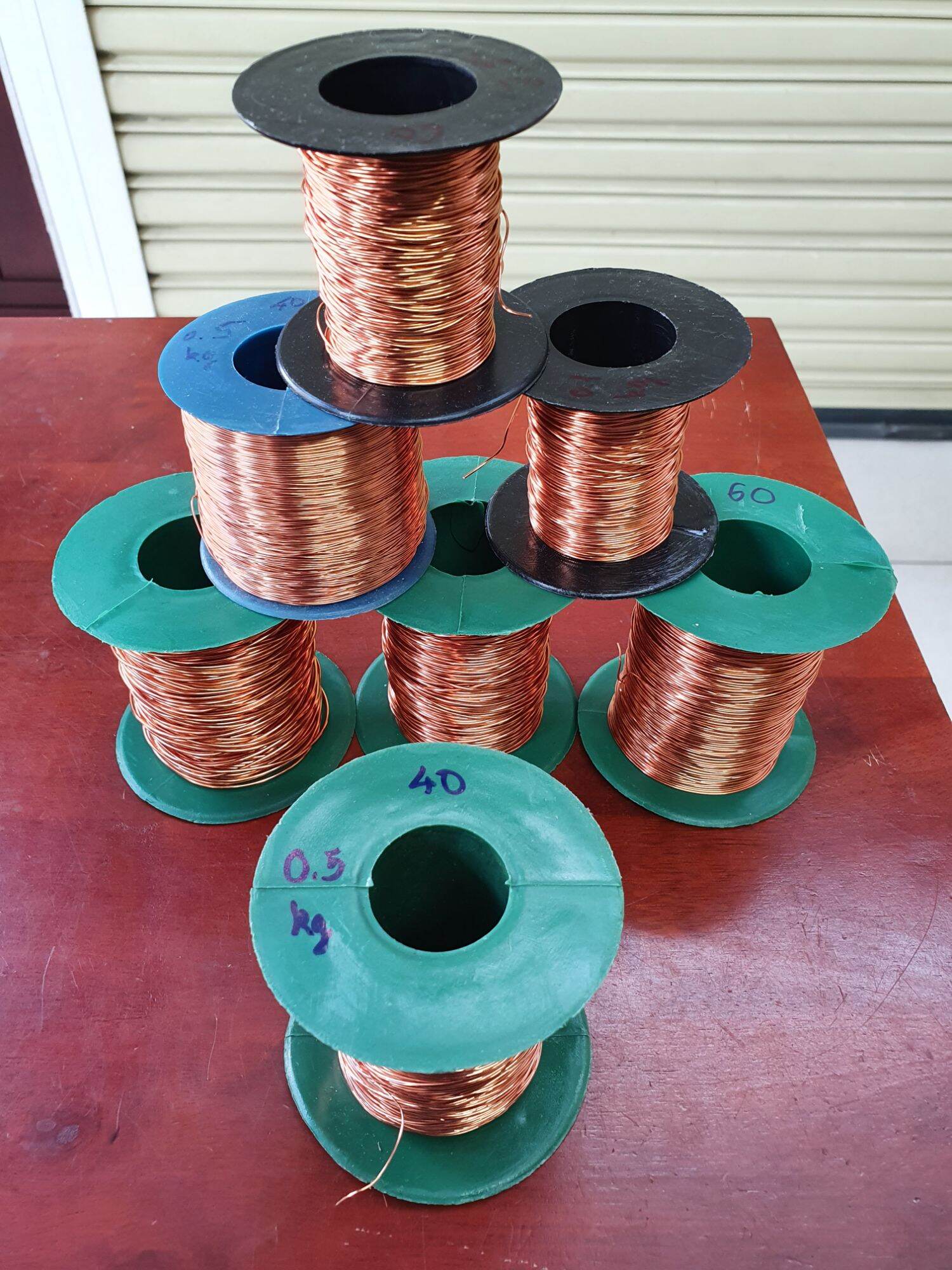 Dây đồng quấn motor, biến áp 0.4mm- KL: 500g