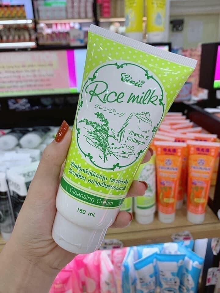 Sữa rửa mặt gạo rice milk 180ml thái lan