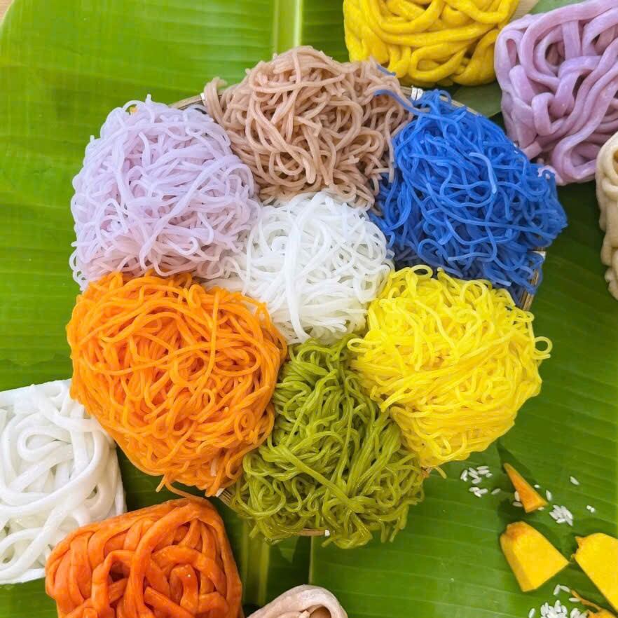 Bún gạo Tươi Mix Vị rau củ quả thật 1kg - 3kg [Hỏa Tốc] 🌱 Nguyên liệu tự nhiên thơm ngon tốt cho sức khỏe