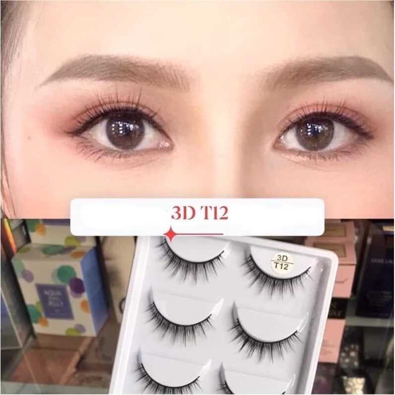 Mi giả cao cấp 3D T12 5 cặp siêu siêu đẹp
