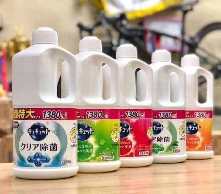Nước rửa bát Kao Nhật 1380ml đậm đặc