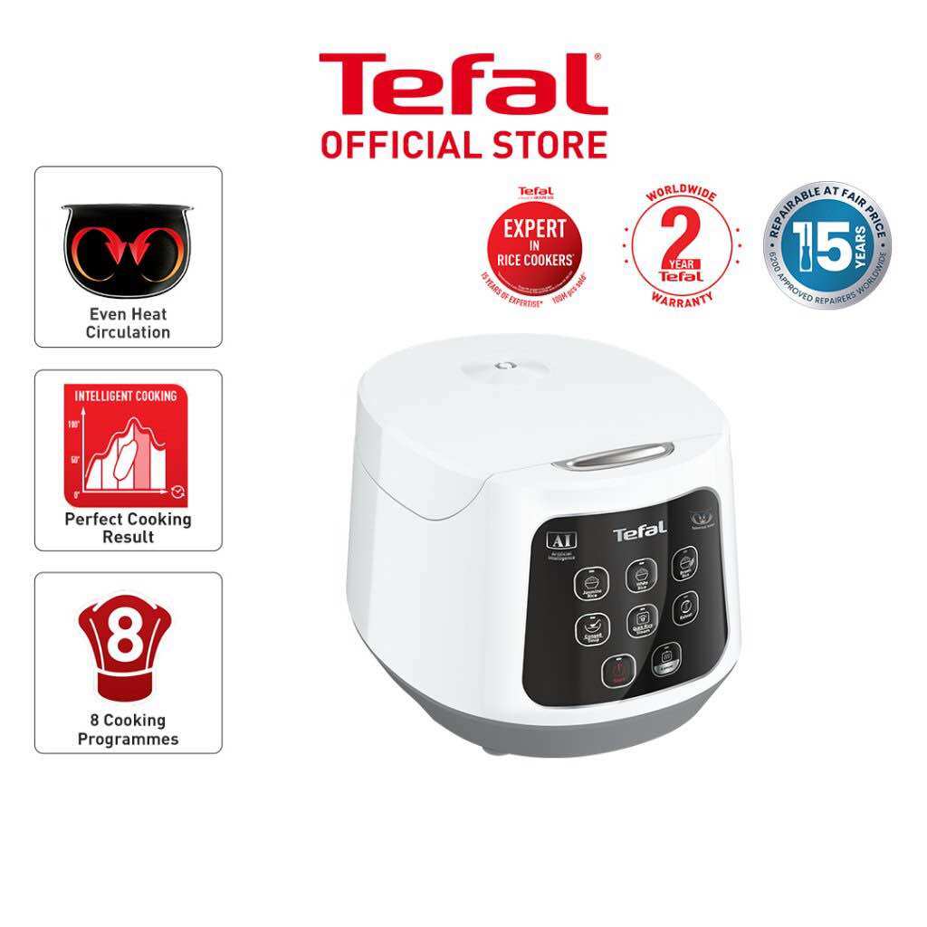 Nồi cơm điện tử tefal rk730168 - 600w, 1l