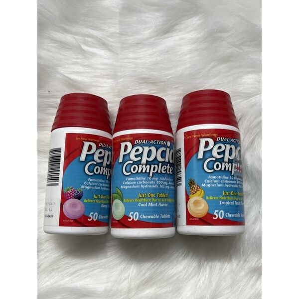 Pepcid Complete 50 Chewable Hàng Mỹ
