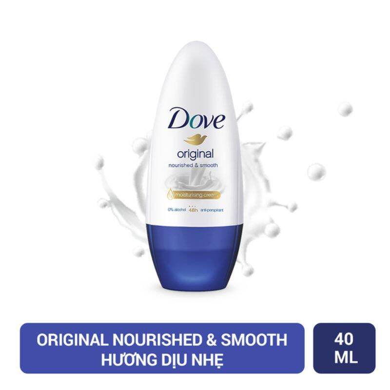 Lăn khử mùi Dove dưỡng da sáng mịn 40ml