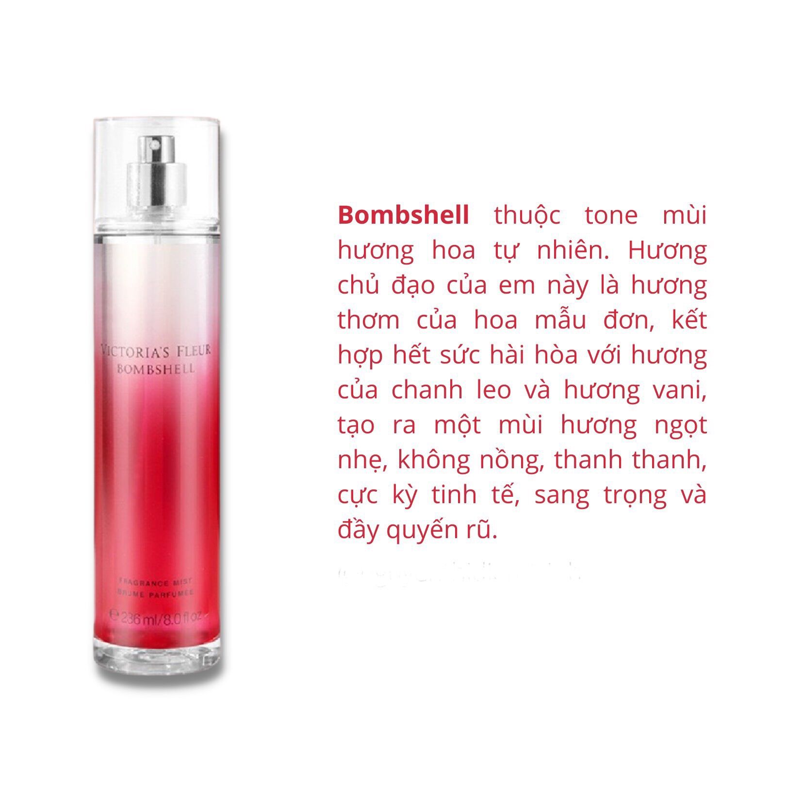 Xịt thơm body mist Bombshell 236ml