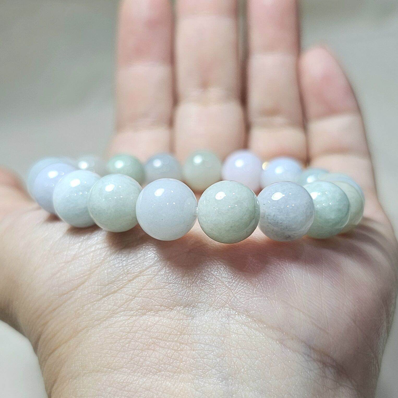 SGN SP19181 Vòng đá Cẩm Thạch thiên nhiên 10ly, đeo may mắn bình an và mạnh khỏe, Saigonistar
