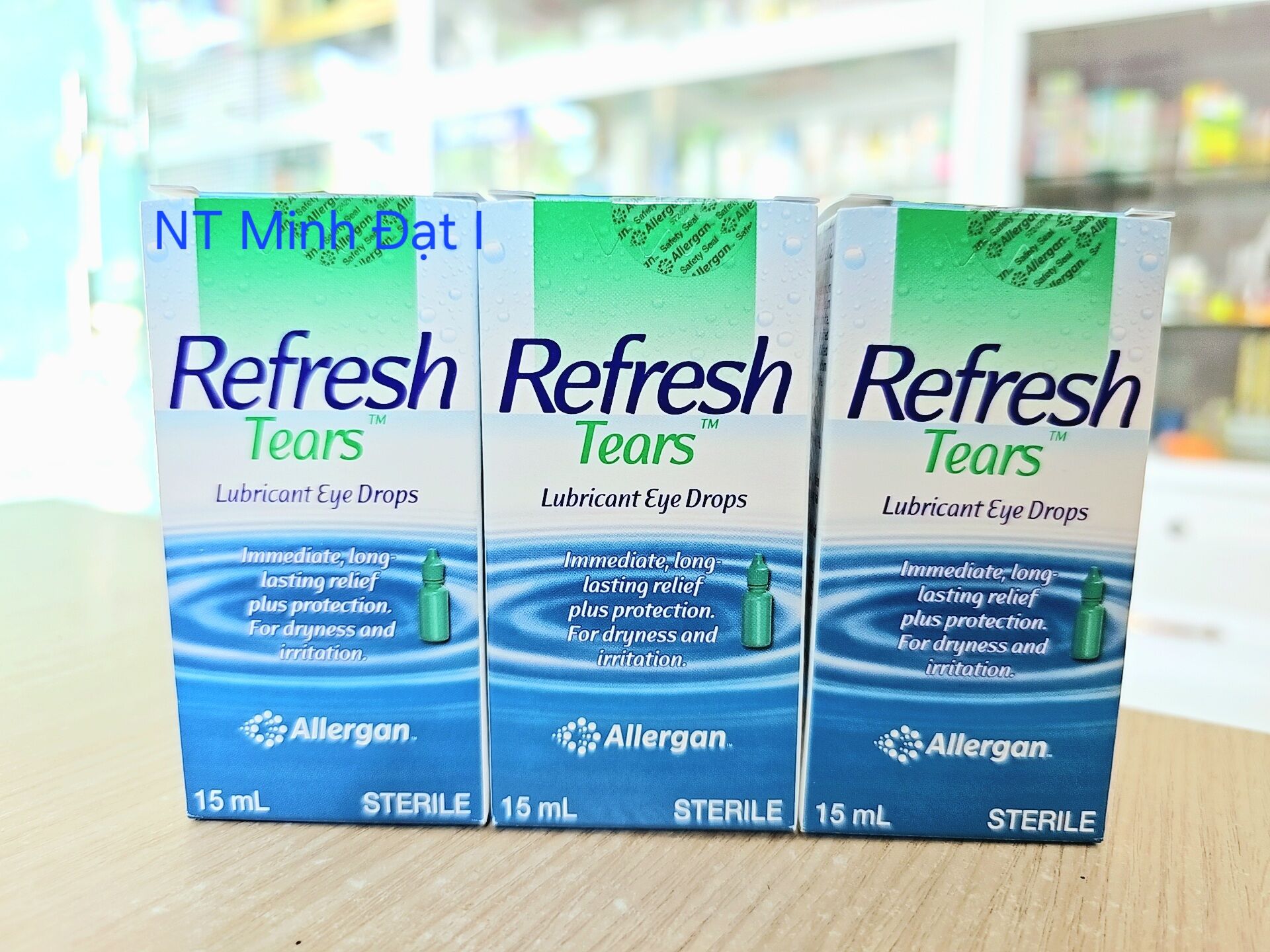 Nước nhỏ mắt Refresh làm dịu mắt,khô mắt,dùng được cho người đeo len
