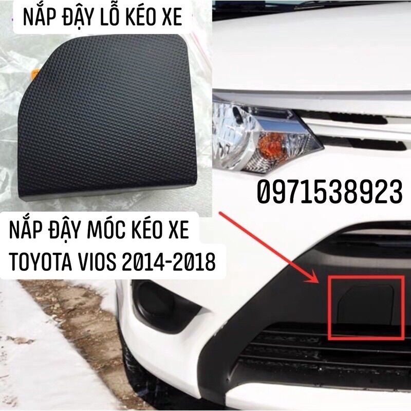 Nắp đậy móc kéo xe hay còn gọi nắp chụp lỗ kéo xe toyota vios 2014-2018