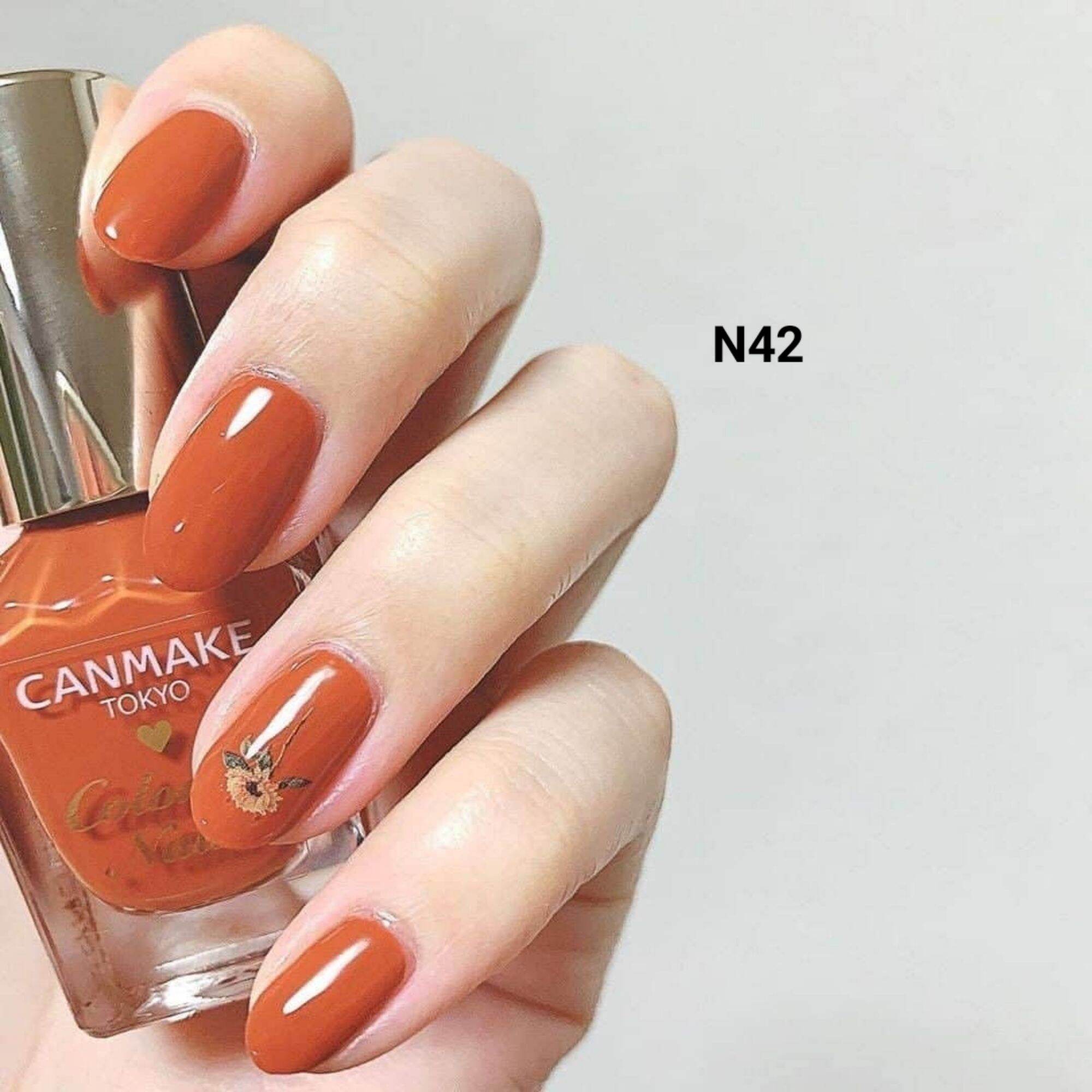 Sơn móng tay Canmake Tokyo N42 đỏ cam