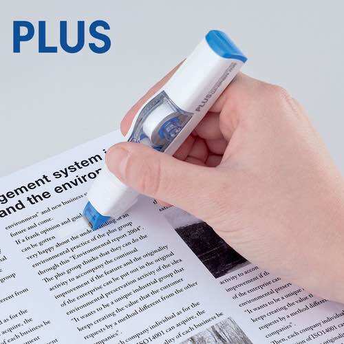 Correction tape PLUS, văn phòng phẩm Bút xóa băng xoá PLUS whiper MR refillable, WH-606